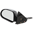 Driver Side Mirror, Power Adjust, Non-Folding, Non-Heated, Textured Black, No Signal Light, No Memory, No Puddle Light, No Auto-Dimming, No Blind Spot Feature