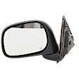 2005 Dodge Ram 3500 - Driver Side Mirror, For Models Without Towing Package, Power Adjust, Heated, Textured Black, Manual Folding, No Signal Light, No Blind Spot Feature, No Memory, No Puddle Light, No Auto-Dim