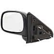 2005 Dodge Ram 3500 - Driver Side Mirror, For Models Without Towing Package, Power Adjust, Heated, Textured Black, Manual Folding, No Signal Light, No Blind Spot Feature, No Memory, No Puddle Light, No Auto-Dim