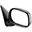 Passenger Side Mirror, Power Adjust, Heated, Manual Folding, Textured Black, No Signal Light, No Memory, No Puddle Light, No Auto-Dim, No Blind Spot Feature