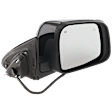 Passenger Side Mirror, Power Adjust, Heated, Manual Folding, Paintable, In-housing Signal Light, With Memory, No Puddle Light, No Auto-Dim, With Blind Spot Detection in Glass
