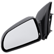 Driver Side Mirror, Power Adjust, Non-Folding, Non-Heated, Textured Black, No Signal Light, No Memory, No Puddle Light, No Auto-Dimming, No Blind Spot Feature