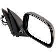 Passenger Side Mirror, Power Adjust, Manual Folding, Heated, Textured Black, No Signal Light, No Memory, No Puddle Light, No Auto-Dimming, No Blind Spot Feature