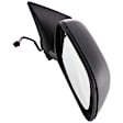 Passenger Side Mirror, Power Adjust, Manual Folding, Heated, Textured Black, No Signal Light, No Memory, No Puddle Light, No Auto-Dimming, No Blind Spot Feature