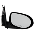 Passenger Side Mirror, Manual Adjust, Non-Folding, Non-Heated, Textured Black, No Signal Light, No Memory, No Puddle Light, No Auto-Dimming, No Blind Spot Feature