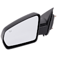 Driver Side Mirror, Power Adjust, Non-Folding, Heated, Paintable, No Signal Light, No Memory, No Puddle Light, No Auto-Dimming, No Blind Spot Feature