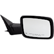 Passenger Side Mirror, Power Adjust, Heated, Manual Folding, Paintable, In-housing Signal Light, No Memory, With Puddle Light, No Auto-Dim, No Blind Spot Feature