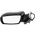 Driver Side Mirror, Power Adjust, Manual Folding, Heated, Textured Black, No Signal Light, No Memory, No Puddle Light, No Auto-Dimming, No Blind Spot Feature