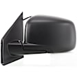 Driver Side Mirror, Power Adjust, Manual Folding, Heated, Textured Black, No Signal Light, No Memory, No Puddle Light, No Auto-Dimming, No Blind Spot Feature