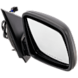 Passenger Side Mirror, Power Adjust, Manual Folding, Heated, Textured Black, No Signal Light, No Memory, No Puddle Light, No Auto-Dimming, No Blind Spot Feature