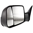 Driver Side Towing Mirror, Manual Adjust, Non-Heated, Manual Folding, Textured Black, No Signal Light, No Memory, No Puddle Light, No Auto-Dim, With Blind Spot Glass