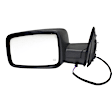 Driver Side Mirror, Power Adjust, Heated, Manual Folding, Textured Black, No Signal Light, No Memory, No Puddle Light, No Auto-Dim, No Blind Spot Feature