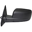 Driver Side Mirror, Power Adjust, Heated, Manual Folding, Textured Black, No Signal Light, No Memory, No Puddle Light, No Auto-Dim, No Blind Spot Feature