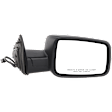 Passenger Side Mirror, Manual Adjust, Non-Heated, Manual Folding, Textured Black, No Signal Light, No Memory, No Puddle Light, No Auto-Dim, No Blind Spot Feature