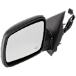 Driver Side Mirror, Power Adjust, Manual Folding, Heated, Paintable, No Signal Light, Memory, Puddle Light, Auto-Dimming, and Blind Spot Feature, For Models Without One Touch Feature