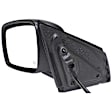 Driver Side Mirror, Power Adjust, Manual Folding, Heated, Paintable, No Signal Light, Memory, Puddle Light, Auto-Dimming, and Blind Spot Feature, For Models Without One Touch Feature