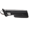 2014 Ram 2500 - Driver Side Towing Mirror, Power Adjust, Heated, Manual Folding, Textured Black, In-housing Signal Light, Without Memory Recall, With Puddle Light, No Auto-Dimming, With Blind Spot Glass