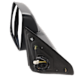 2014 Ram 2500 - Driver Side Towing Mirror, Power Adjust, Heated, Manual Folding, Textured Black, In-housing Signal Light, Without Memory Recall, With Puddle Light, No Auto-Dimming, With Blind Spot Glass