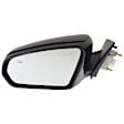 Driver Side Mirror, Power Adjust, Manual Folding, Heated, Paintable, No Signal Light, No Memory, No Puddle Light, No Auto-Dimming, No Blind Spot Feature