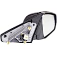 Passenger Side Mirror, Power Adjust, Manual Folding, Heated, Paintable, No Signal Light, No Memory, No Puddle Light, No Auto-Dimming, No Blind Spot Feature