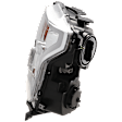 Driver and Passenger Side Projector Halogen Headlight, With bulb(s)