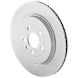 Rear, Driver or Passenger Side Brake Disc, G-Coated, Plain Surface, Vented, 5 Lugs, 352.04 mm