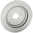 Rear, Driver or Passenger Side Brake Disc, G-Coated, Plain Surface, Vented, 5 Lugs, 352.04 mm