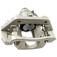 2013 Ford Explorer - Rear, Driver Side Brake Caliper, FWD, With Metal Piston; With Mounting Bracket; Without Heavy Duty Brakes
