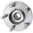 Front, Driver or Passenger Side Wheel Hub, 5 Lugs, With Bearing