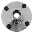 Front, Driver or Passenger Side Wheel Hub, 4 Lugs, With Bearing