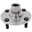 Front, Driver or Passenger Side Wheel Hub, 4 Lugs, With Bearing