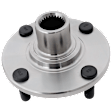Front, Driver or Passenger Side Wheel Hub, 4 Lugs, With Bearing