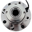 Front, Driver or Passenger Side Wheel Hub, With Bearing, With Sensor, 8 x 6.69 in. Bolt Pattern, 4WD