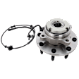 Front, Driver or Passenger Side Wheel Hub, With Bearing, With Sensor, 8 x 6.69 in. Bolt Pattern, 4WD