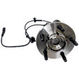 Front, Driver or Passenger Side Wheel Hub, With Bearing, With Sensor, 5 x 4.5 in. Bolt Pattern