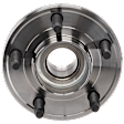 Front, Driver or Passenger Side Wheel Hub, 5 Lugs, With Bearing