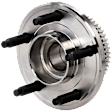 Front, Driver or Passenger Side Wheel Hub, 5 Lugs, With Bearing