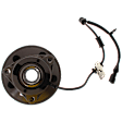 Front, Passenger Side Wheel Hub, With Bearing, With Sensor, 5 x 4.5 in. Bolt Pattern