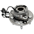 Front, Driver Side Wheel Hub, With Bearing, With Sensor, 5 x 4.25 in. Bolt Pattern
