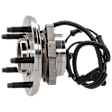 Front, Driver or Passenger Side Wheel Hub, With Bearing, With Sensor, 5 x 4.5 in. Bolt Pattern