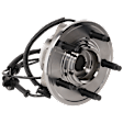 Front, Driver or Passenger Side Wheel Hub, With Bearing, With Sensor, 5 x 4.5 in. Bolt Pattern