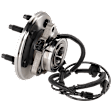 Front, Driver or Passenger Side Wheel Hub, With Bearing, With Sensor, 5 x 4.5 in. Bolt Pattern