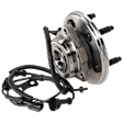 Front, Driver or Passenger Side Wheel Hub, With Bearing, With Sensor, 5 x 4.5 in. Bolt Pattern