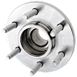 Front, Driver or Passenger Side Wheel Hub, With Bearing, 6 x 5.3 in. Bolt Pattern, RWD