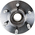 Front, Driver or Passenger Side Wheel Hub, With Bearing, 6 x 5.3 in. Bolt Pattern, RWD