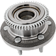 Front, Driver or Passenger Side Wheel Hub, With Bearing, 6 x 5.3 in. Bolt Pattern, RWD