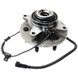 Front, Driver or Passenger Side Wheel Hub, 6 Lugs, with Bearing, with Sensor, 6 x 5.3 in. Bolt Pattern, 4WD