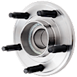 Front, Driver or Passenger Side Wheel Hub, With Bearing, 5 x 4.5 in. Bolt Pattern, RWD