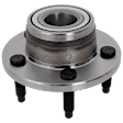Front, Driver or Passenger Side Wheel Hub, With Bearing, 5 x 4.5 in. Bolt Pattern, RWD