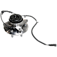 Front, Driver or Passenger Side Wheel Hub, With Bearing, With Sensor, 6 x 5.3 in. Bolt Pattern, RWD